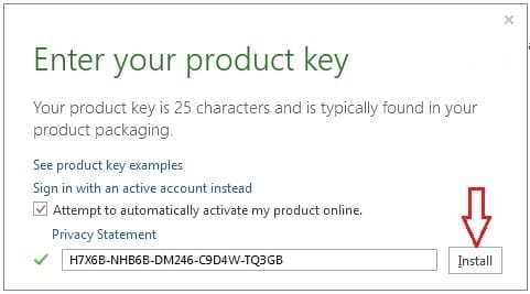 how to microsoft office product key