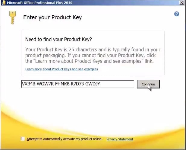 microsoft office plus 2010 product key free