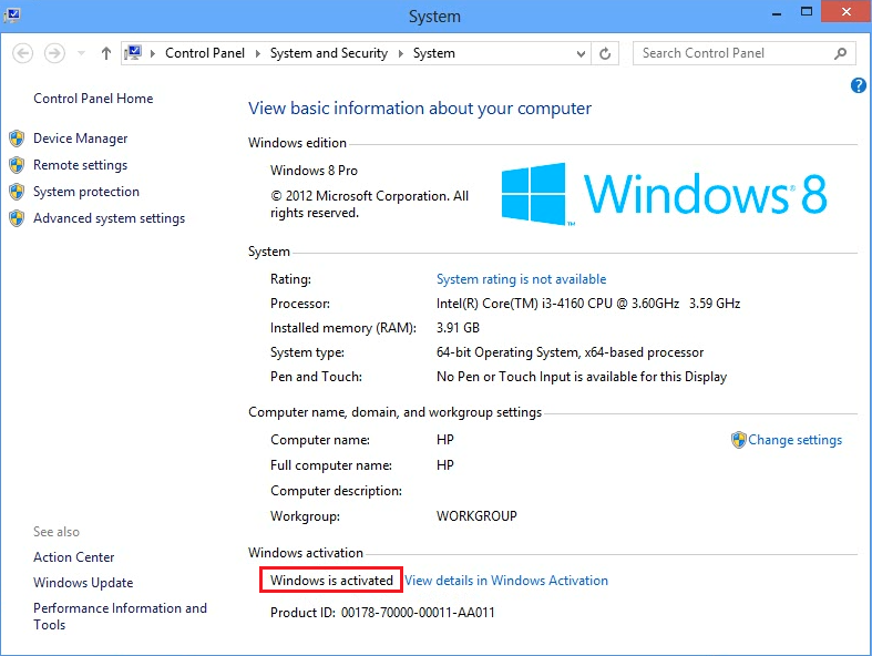 Free Windows 8 product key