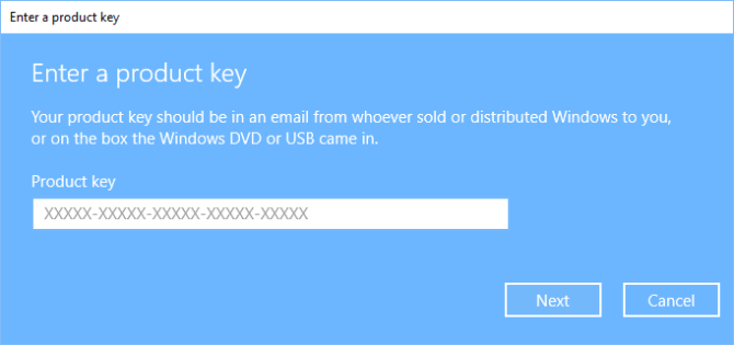 use Windows 10 Product Key