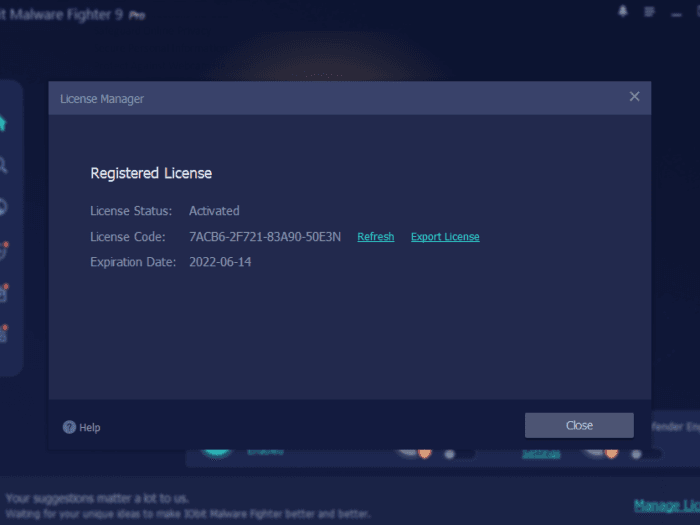 IObit Malware Fighter 9 PRO License Key